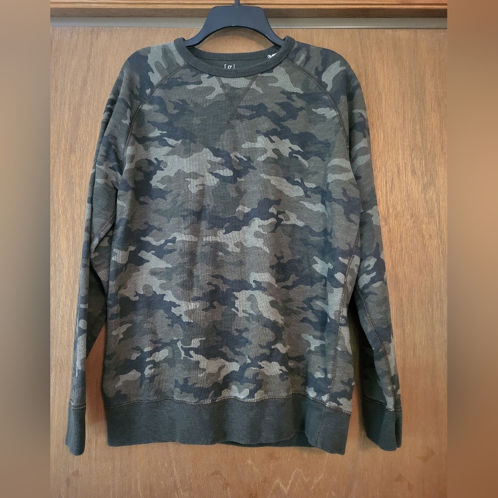 Men's camouflage sweatshirt, L